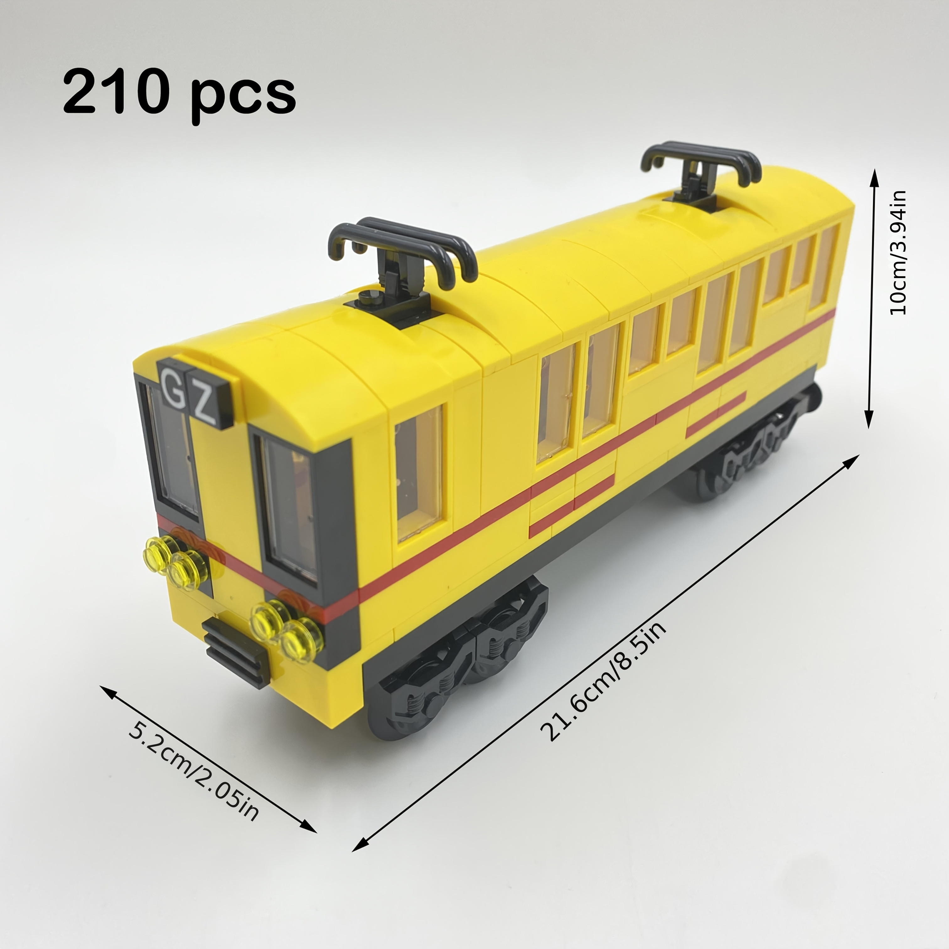 juego bloques construcción tren diy modelos metro Temu Peru