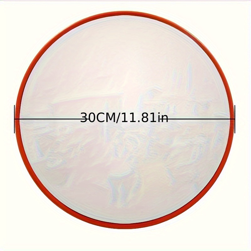 Image of Traffic Mirror For , 30/45/60cm Convex Mirror Safety Mirror Surveillance Mirror Panoramic Mirror 130° Wide-angle Bearing Convex Mirror Observation Mirror For Street And Garage Garage Mirror