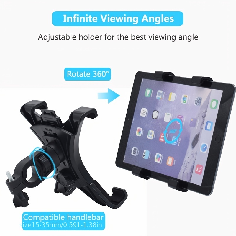 Compre Motorizado Pc Tablet Montaje Ajustable Mini Pad Montaje En Bicicleta  Fácil De Usar Titular De La Bicicleta y Soporte De Tableta Pc Motorizado de  China por 3.31 USD