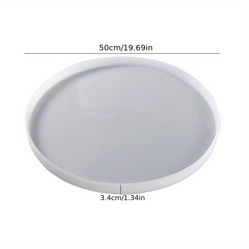 Large Round Tray Table Resin Molds Upgraded Round Silicone - Temu