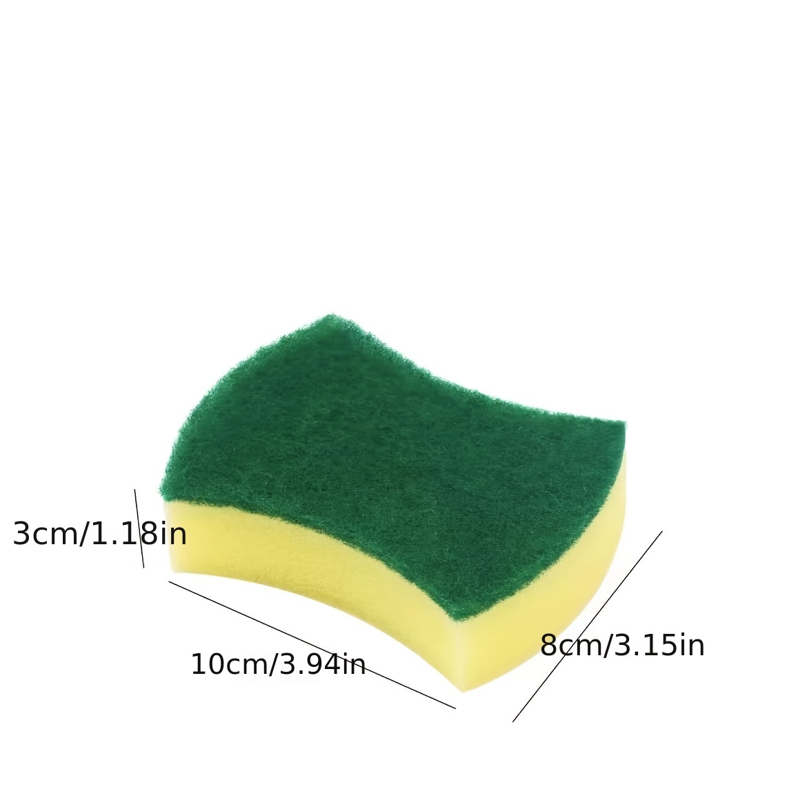 5/10pcs Kitchen Cleaning Sponges Eco-Friendly Anti-Scratch, Dish, Scrub  Sponges