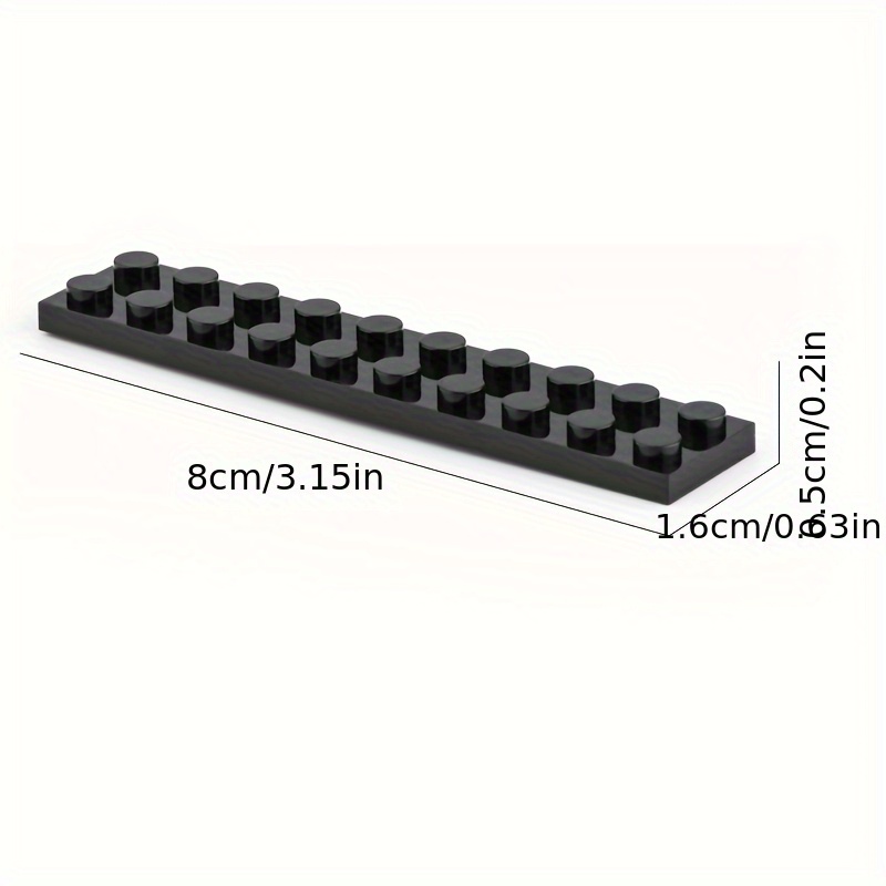 20pcs 3832 Small Building Blocks 2x10 Basic Bricks Short Plank Thin Board