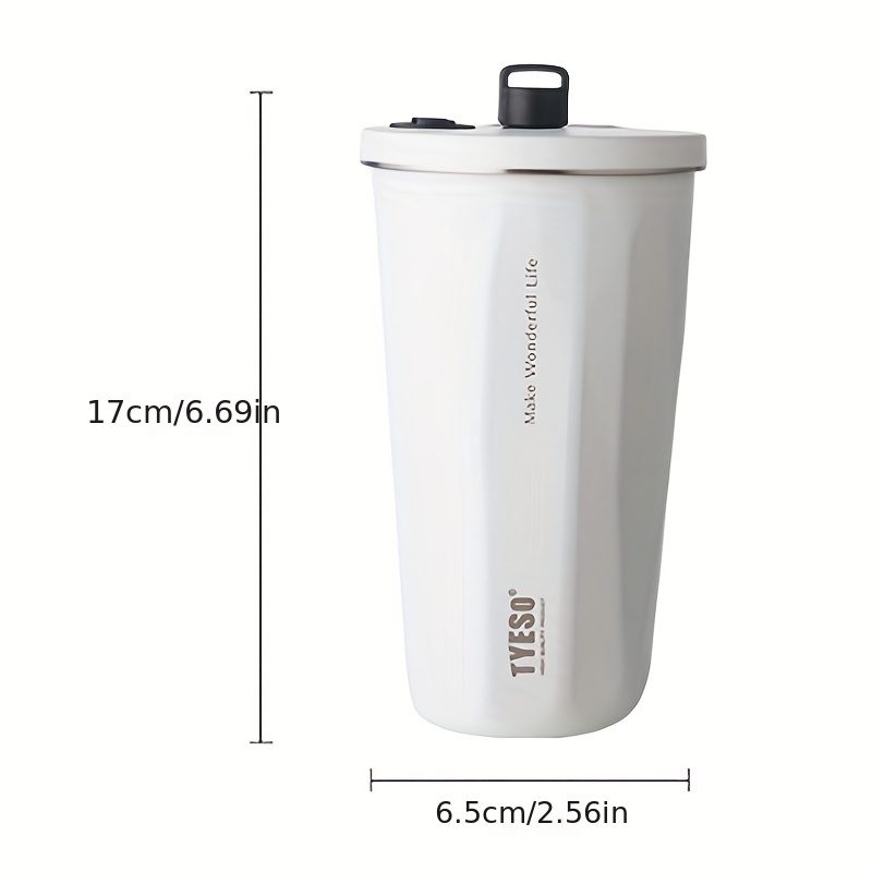 Straw Tumbler, Reusable Vacuum Tumbler With Straw, Insulated Double Wall  Stainless Steel Cup Handle And Vacuum Flask, Handy Cup, Teacher  Appreciation Gifts - Temu United Arab Emirates