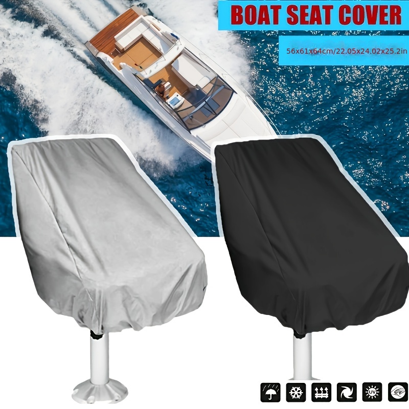 

1pc Waterproof And Dustproof Cover For Boat And Yacht Seats - Protects From Sun, Rain, And Dirt - 56x61x64cm/22.05x24.02x25.2inch