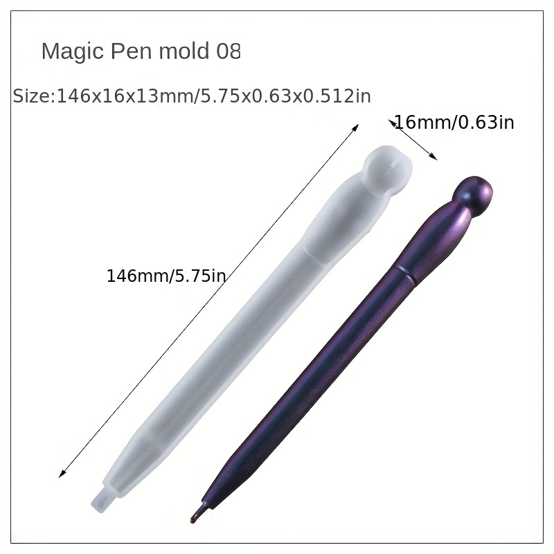 Ballpoint Pen Silicone Mold | Make Your Own Ball Pen | Resin Art Supplies |  Office Stationery Making