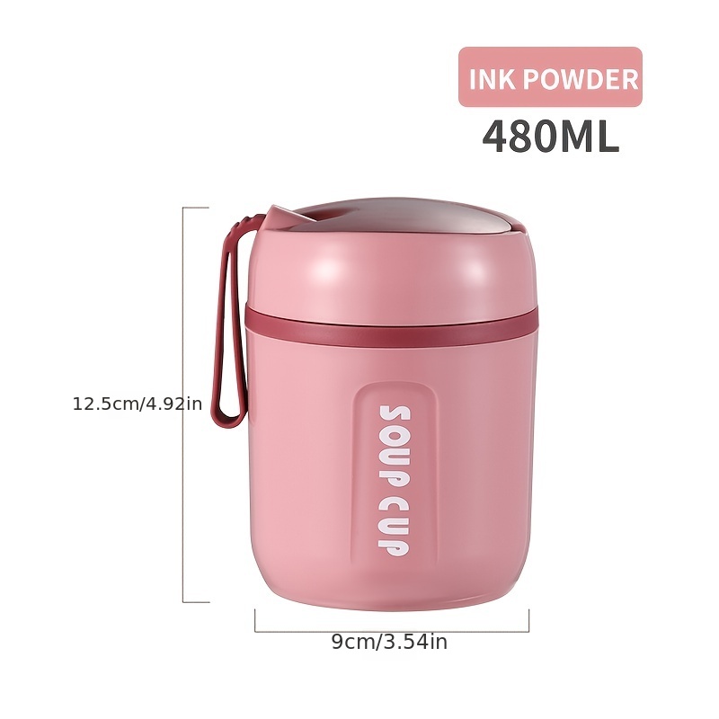 Insulated Food Jar, Cylindrical Lunch Container, Thermal Lunch Box, For  Soup, Porridge, Salad And More, For School And Office, Kitchen Accessories,  Travel Accessories - Temu