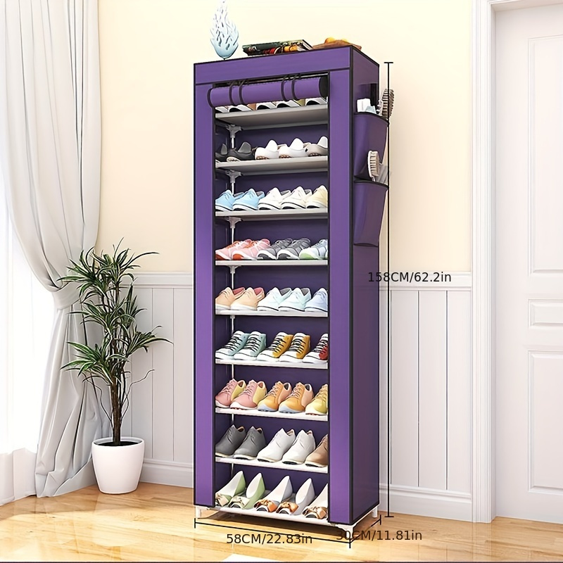 easy assemble multi layer shoe rack     space saving design for   details 9