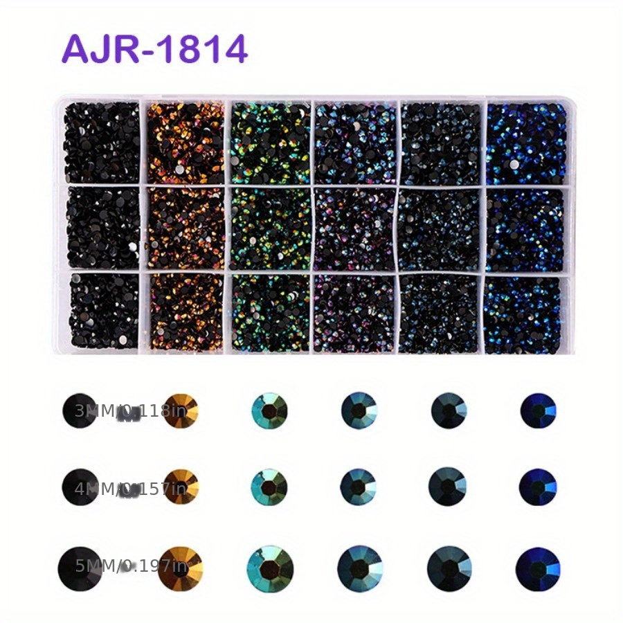 Resin Rhinestones Kits Ss6 ss30 Jelly Ab Round Non Hotfix - Temu