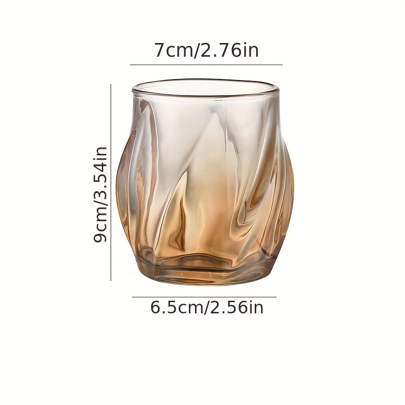 Crystal Glass Cup, Iridescent Water Cup, Shiny Iced Coffee Cups, Drinking  Glasses For Juice, Milk, Tea, And More, Summer Winter Drinkware - Temu