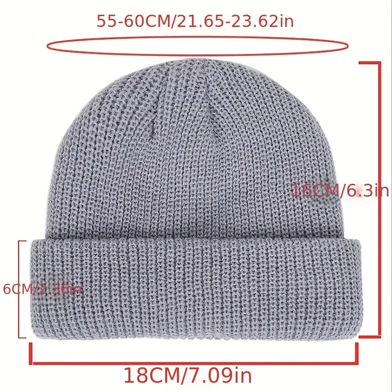 Unisex Warm Ribbed Fisherman Beanies For Winter Assorted Colors Available, Shop Now For Limited-time Deals