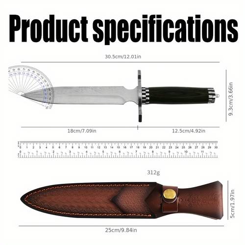 1pc 390 steel outdoor knife with elegant red sandalwood handle edge for hiking camping exploration rescue ideal mens gift