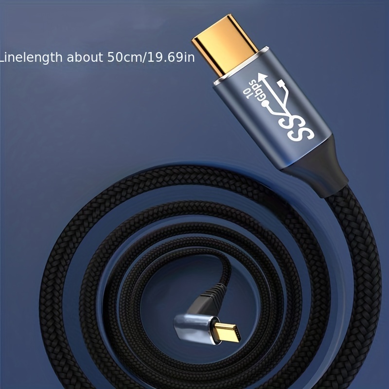 50cm) 100W USB C auf USB C Verlängerungskabel Adapter