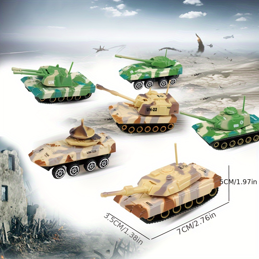 Military Tank Model Alloy Body Best Gift Children Realistic Temu