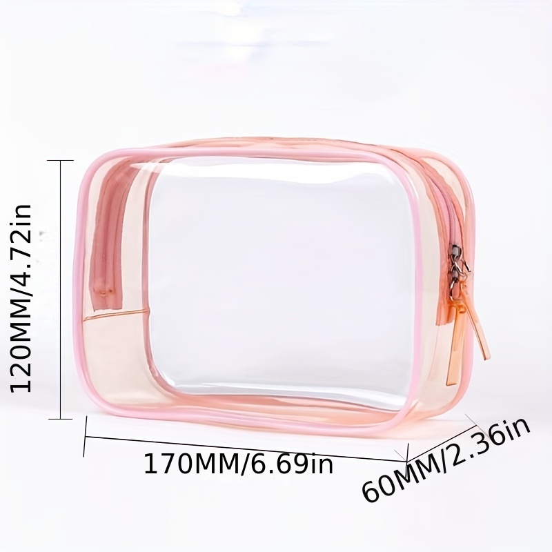 Simple Portable Cosmetic Zipper Bag Lightweight Versatile - Temu
