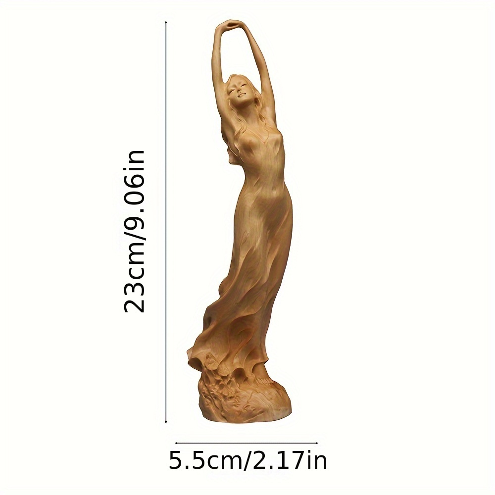 Naked Woman Wooden Sculpture,female Body Figurine Decor,erotic