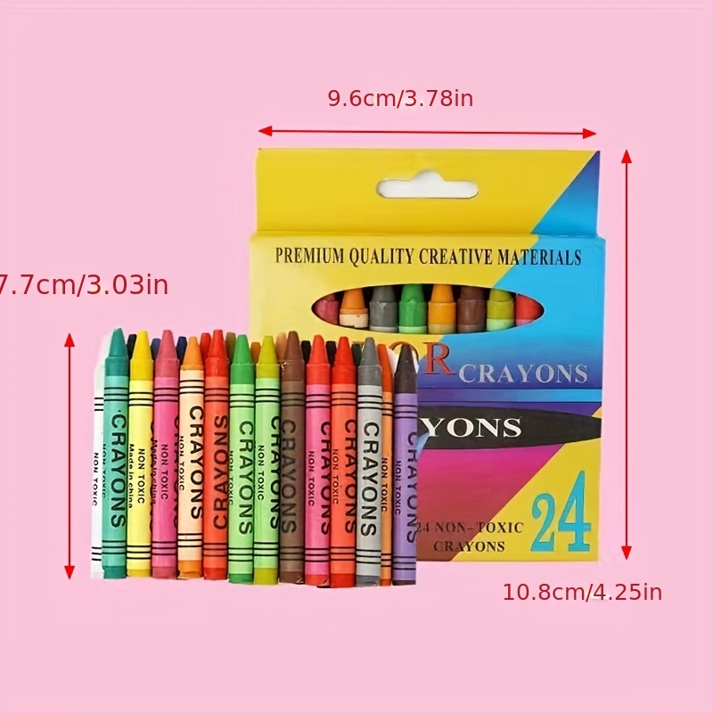 24 color Student Crayon Set - Temu