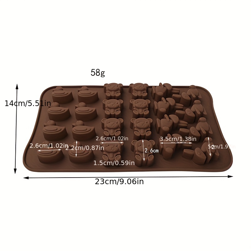 Chocolate Bar Mold, 3d Silicone Mold, Single Cavity Candy Mold, Heat  Resistant Chocolate Mold, Baking Tools, Kitchen Gadgets, Kitchen  Accessories - Temu