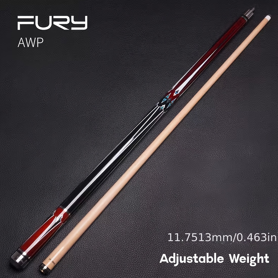 fury awp series 58 billiard pool cue professional 2pcs - Temu
