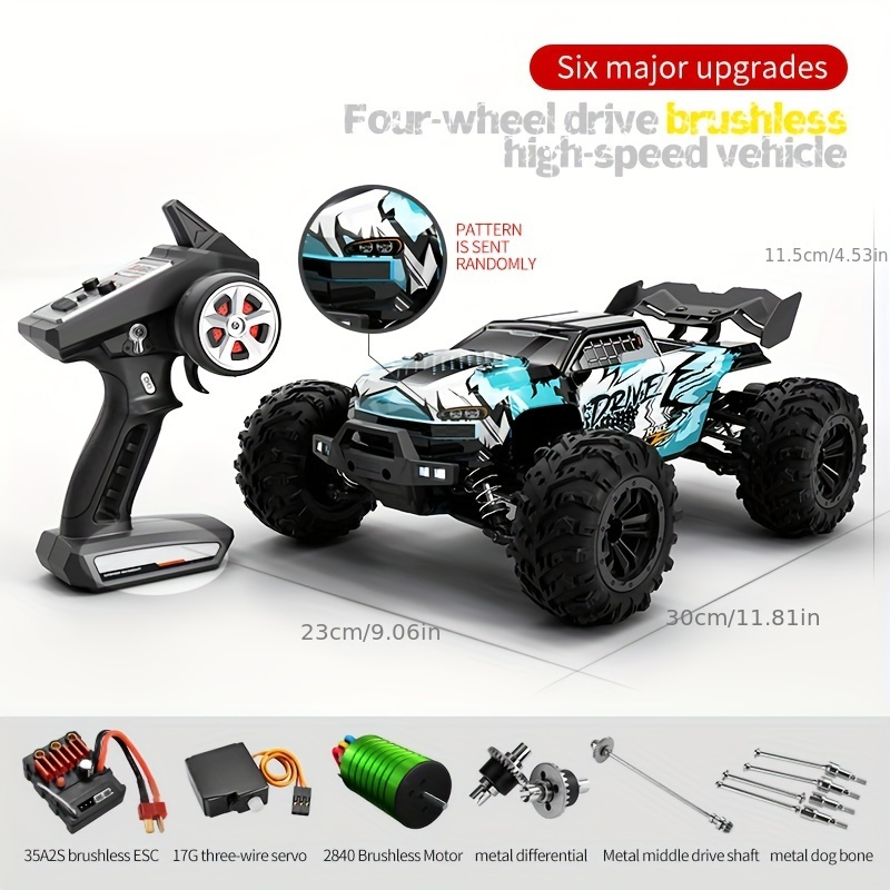 Brushless 4wd Rc Cars Adults 1 16 Fast Rc Cars 70km h High Temu