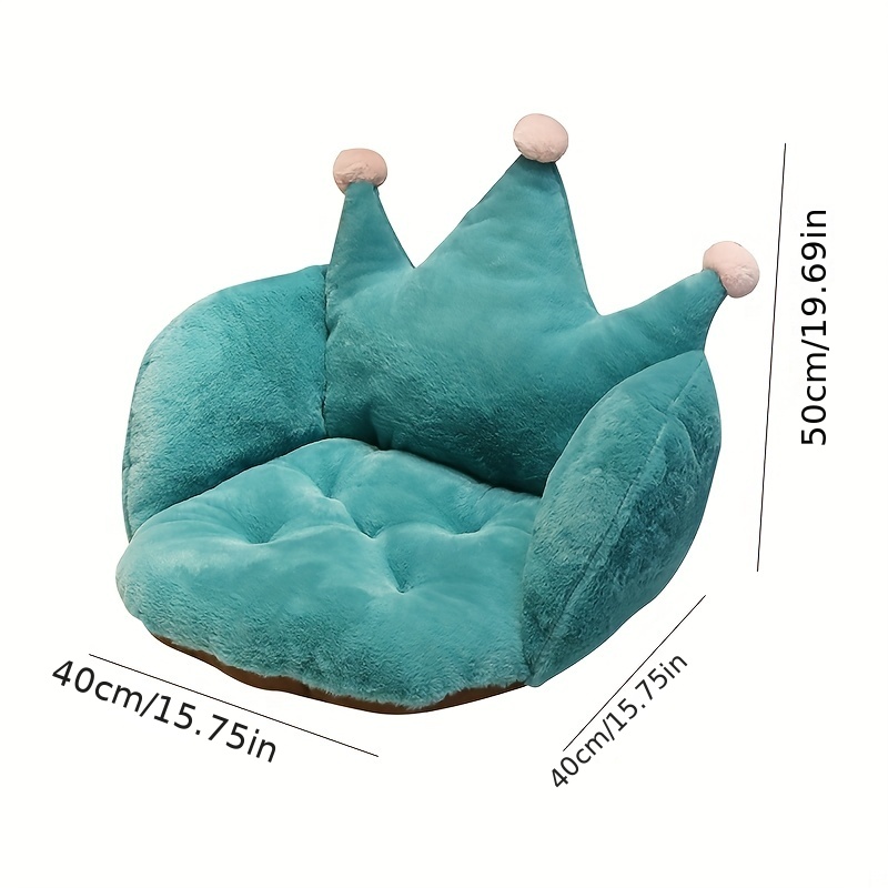 Crown Chair Cushion Fashion Home Cushion Floor Pillows Skin - Temu