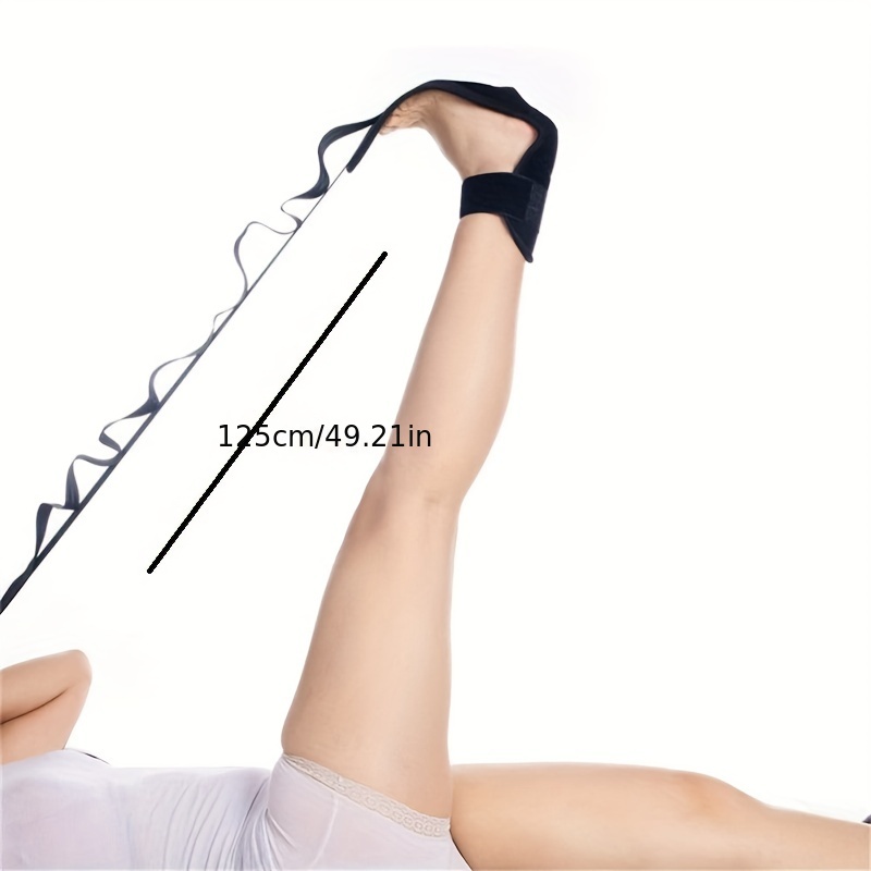 1pc yoga stretching loop pedal rope for ankle correction physical therapy rehabilitation