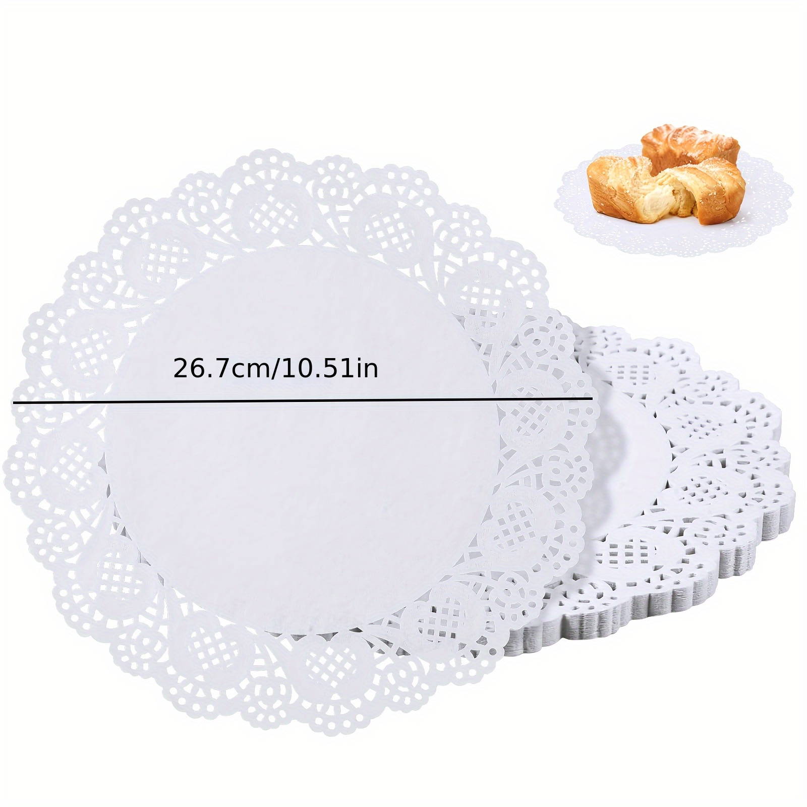 Lace Paper Doilies, Doilies Placemats, Grease Absorbent Paper, For Coffee,  Cake, Desert, Table, Wedding, Tableware Decoration, Baking Tool, Kitchen  Accessories - Temu