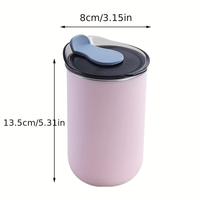 300ml Insulated With Lid Stainless Steel Portable Thermal Mug Beer Cups  Water Bottle Coffee Tumbler Kitchen