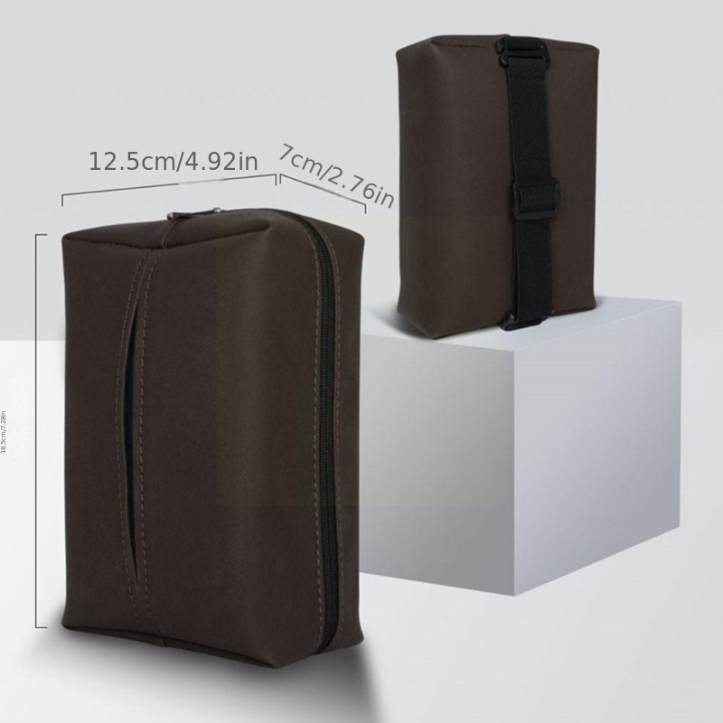 Car Tissue Box Camellia Car Paper Bag Car Hanging Buckle Sun Visor Paper  Drawer - Automotive - Temu