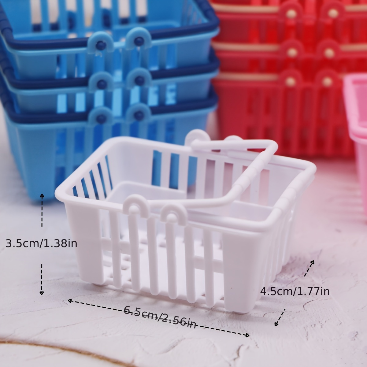 Miniature Shopping Basket Mini Baskets - Temu