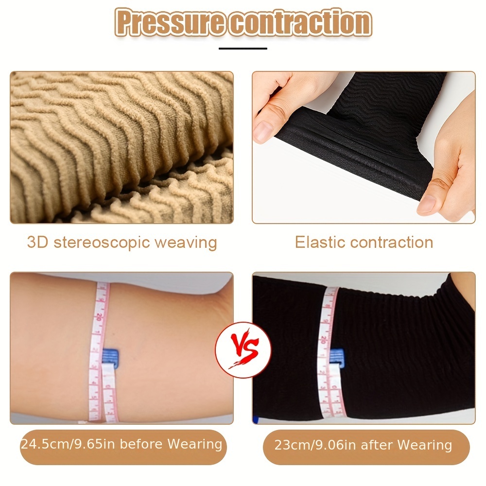 Elastic Arm Shaper Weight Loss Slimming Compression Sleeves - Temu Canada
