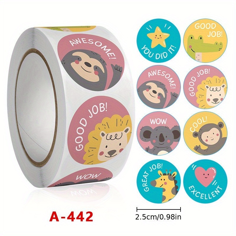 Encouragement Stickers Reward Stickers Kindergarten Primary - Temu