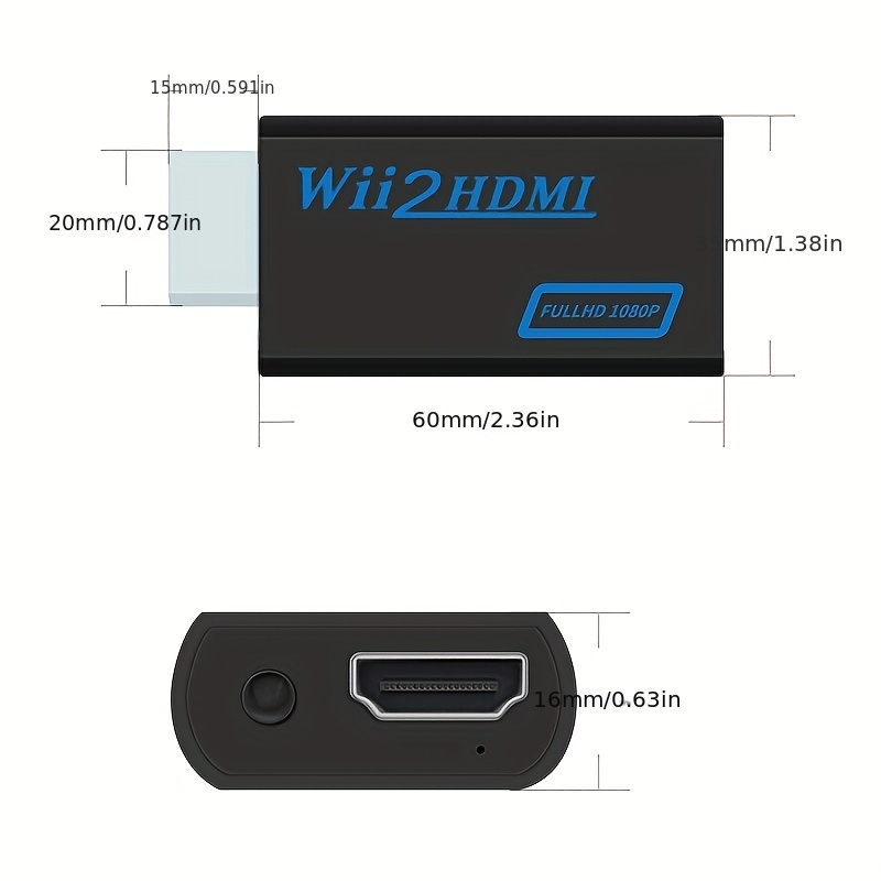 Venta Caliente Wii Portátil A Wii2hdmi Full Hd - Temu