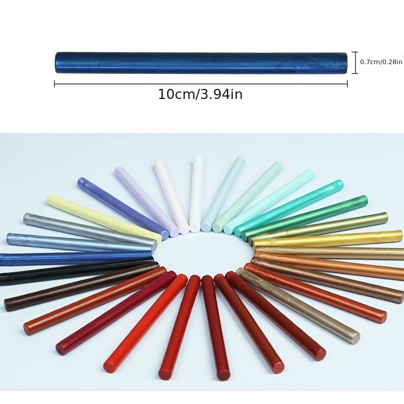 Round Fire Paint Small Wax Stick Wax Sealing Sticks Wax Seal - Temu