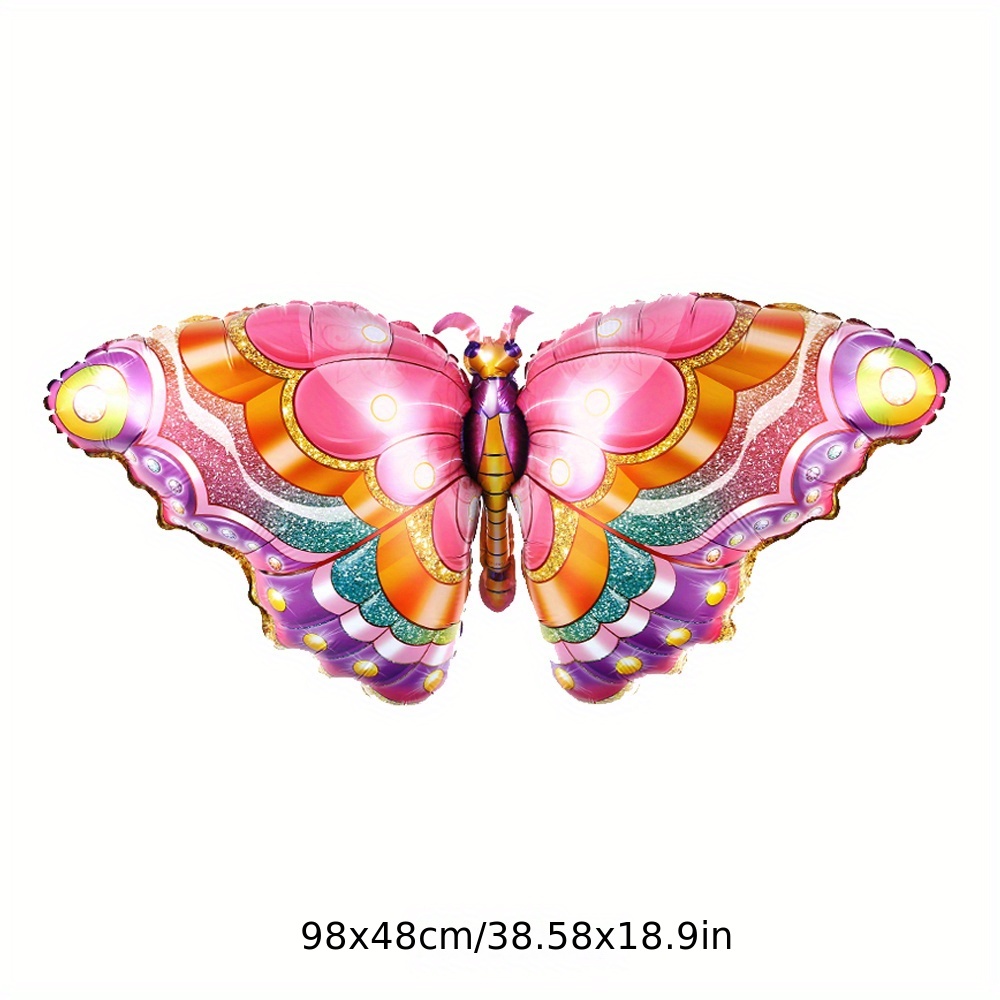 Large Butterfly Aluminum Foil Balloons Colorful - Temu