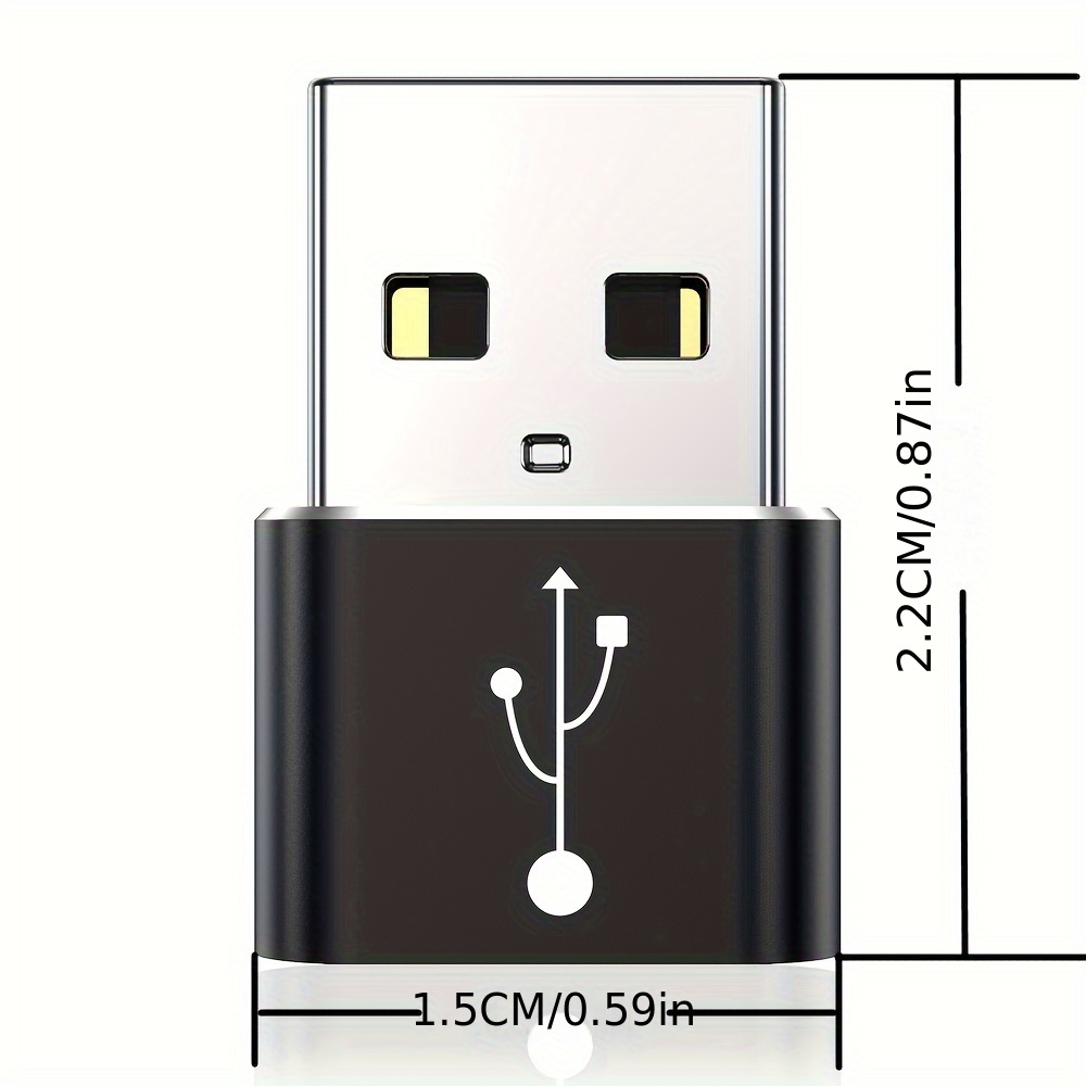 Adaptateur Lightning Vers Micro-Usb Femelle pour Apple iphone 5, 6, 7 -  Blanc