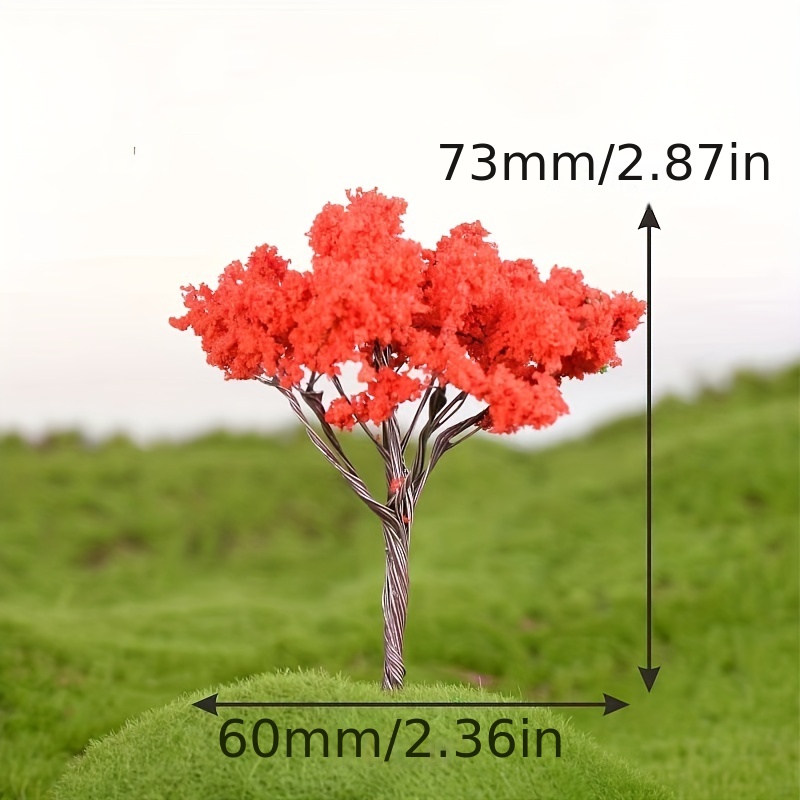 Model Trees And Artificial Moss Rocks/wooden Base, / Mixed Model Tree  Scenery, Fake Trees For Diy Crafts, Building Model, Scenery Landscape  Natural Green - Temu Japan