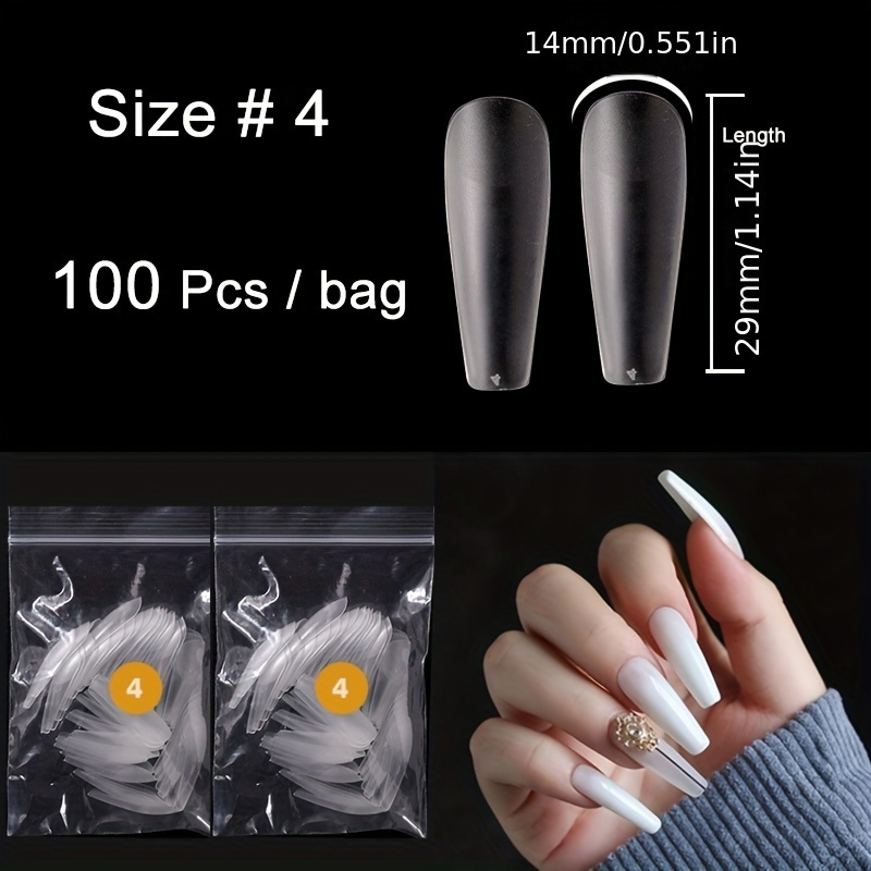 Acrylic Gel Manicure Extension Tool Nail Art Tip Shape Guide - Temu