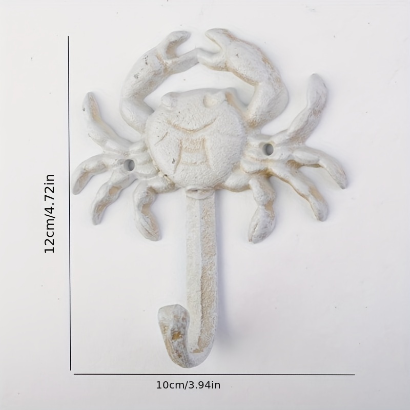 No Punching Hook Crab Scallop Starfish Shape Hook Space - Temu