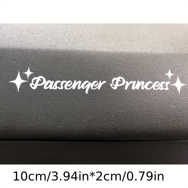 Passenger Princess Star Car Rearview Mirror Sticker Center - Temu