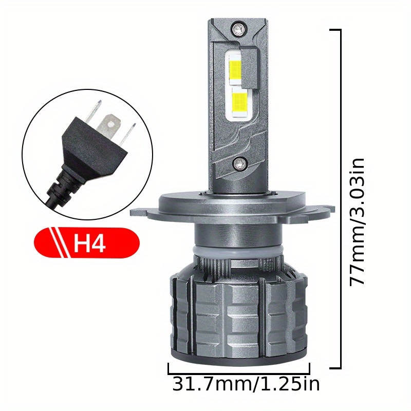 Roadsun Car Lights H4 Led H7 Headlight Bulb 3570 Csp Chip - Temu