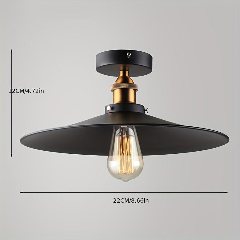 Retro Industrial Style Medieval Ceiling Light Loft American Temu