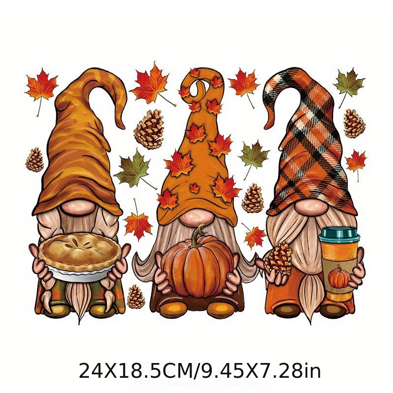6 Sheets Thanksgiving Iron on Transfers Patches Pumpkin Iron on Decals  Stickers Autumn Gnome Heat Transfer Vinyl Sticker Glass Cups Football Iron  on Appliques for T-Shirts Jacket Pillow Clothes Decor - Yahoo