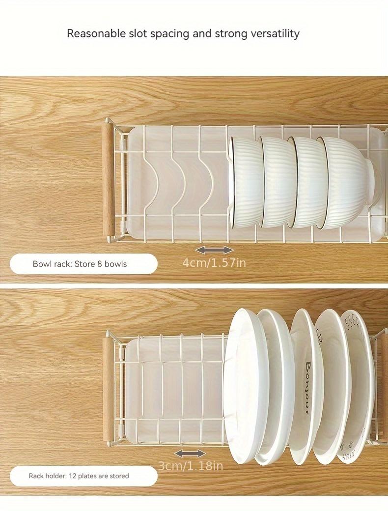 1pc Window Sill Narrow Dish Rack With Drain Tray, Kitchen Drawer  Multifunctional Small Size Shelf, Household Small Space Cupboard Storage  Drainer Dish