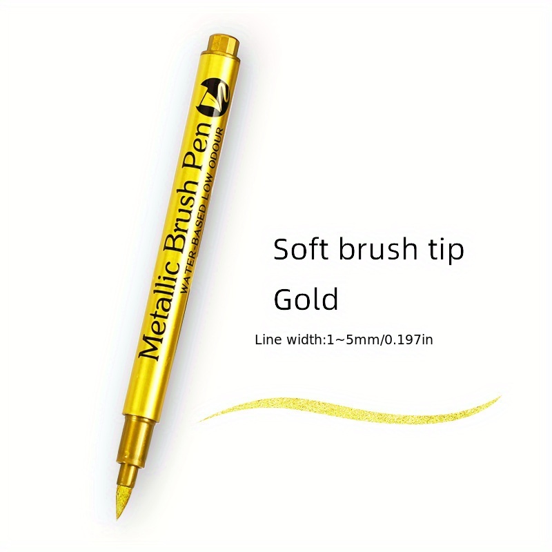 Brush Markers Scrapbooking  Metalic Brush Pen Scrapbooking
