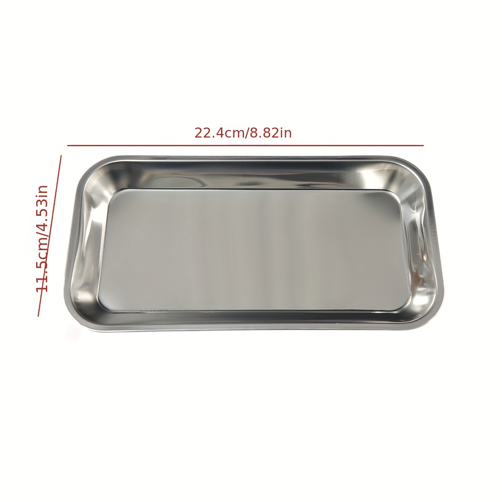 Stainless Steel Serving Tray Flat Bottom Tray Stainless Steel