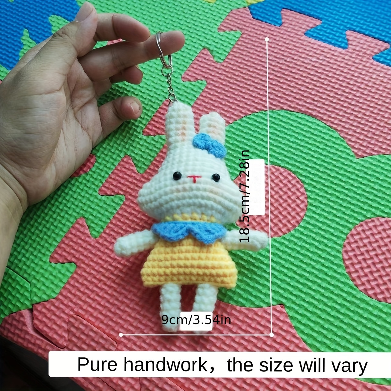 Woven Rabbit Doll Handbag for Family and Friends