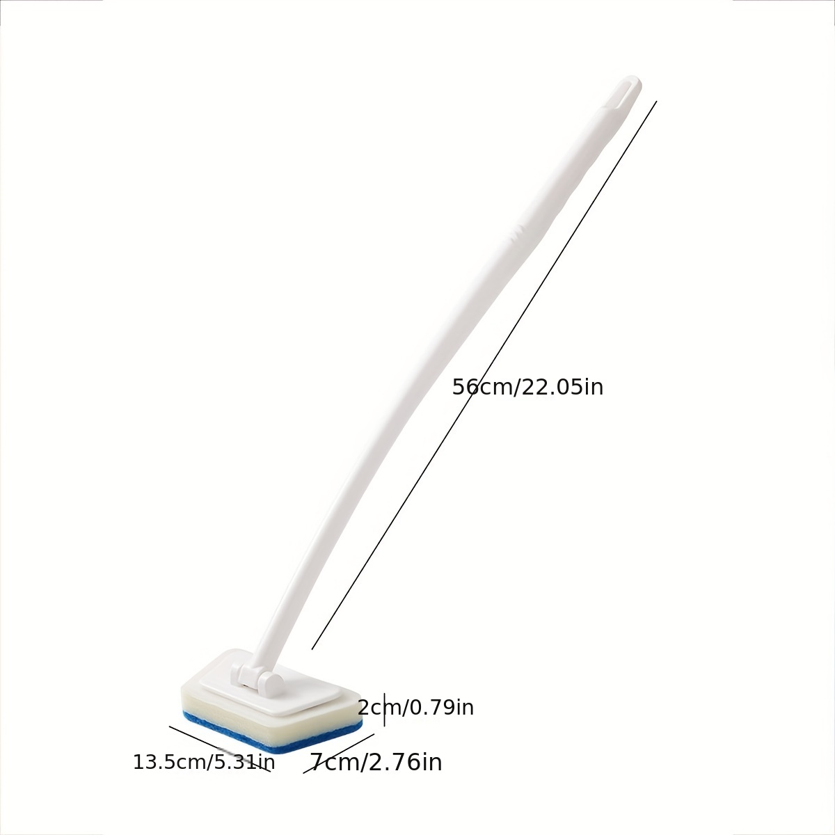 Trapezoidal Bathtub Brush, Detachable Household Floor Brush, Ceramic Tile  Brush With Long Handle, Bathroom Wall Sponge Cleaning Brush, Cleaning Brush  Replacement Sponge, Bathroom Tools - Temu