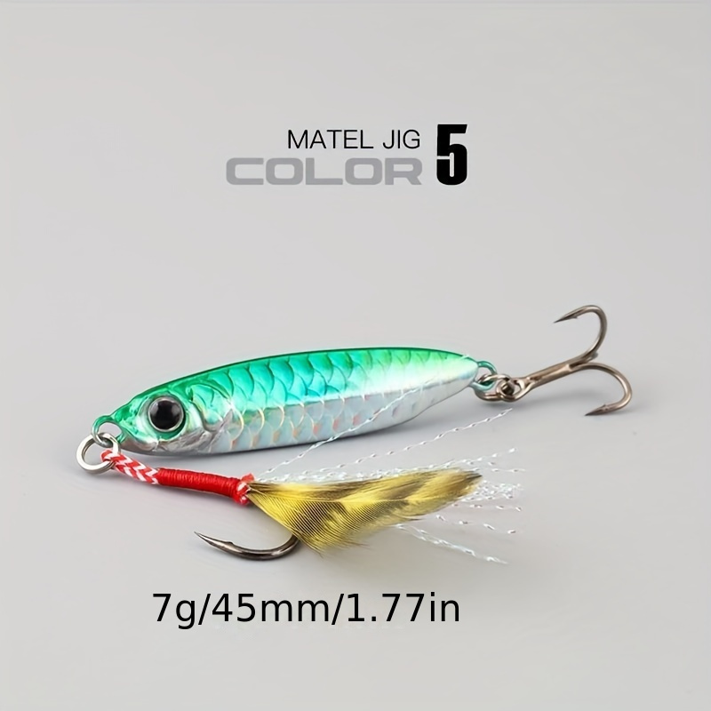 Metal Jig Fishing Spoon Shore Casting Sea Fishing Tackle - Temu Canada