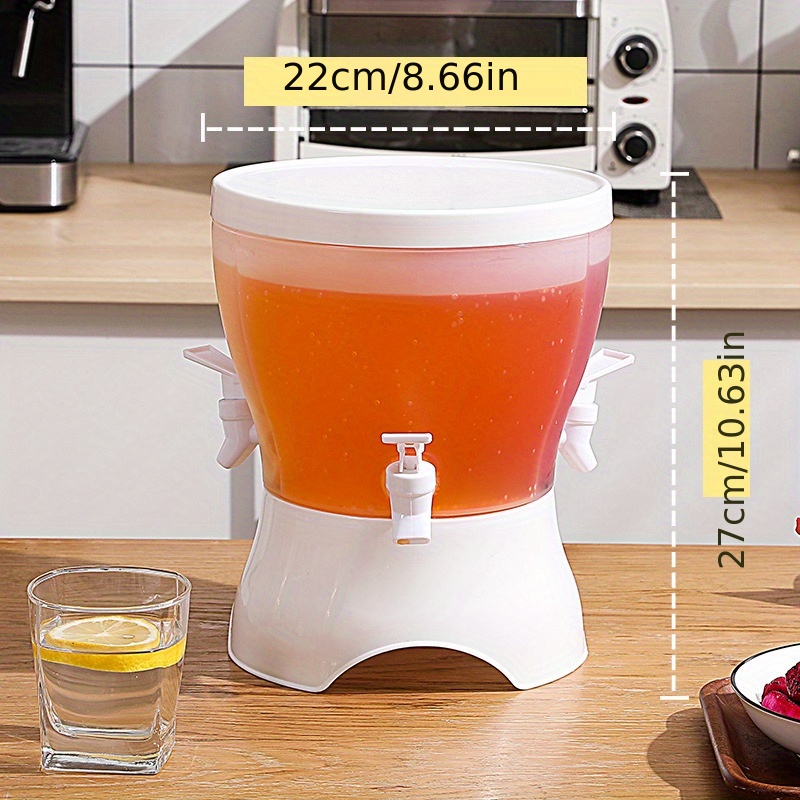 Rotatable Beverage Dispenser - Heavy Duty Drink Dispenser For Parties,  Weddings, Summer Drinks - 4 Flavors - Kitchen Stuff, Home Kitchen Items,  Birthday Gifts - Temu