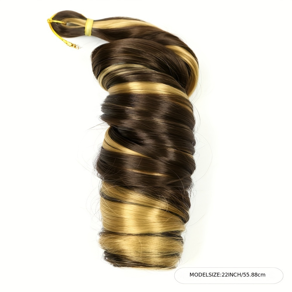 Loose Wave Crochet Hair Spiral Bouncy Silk Synthetic Temu United